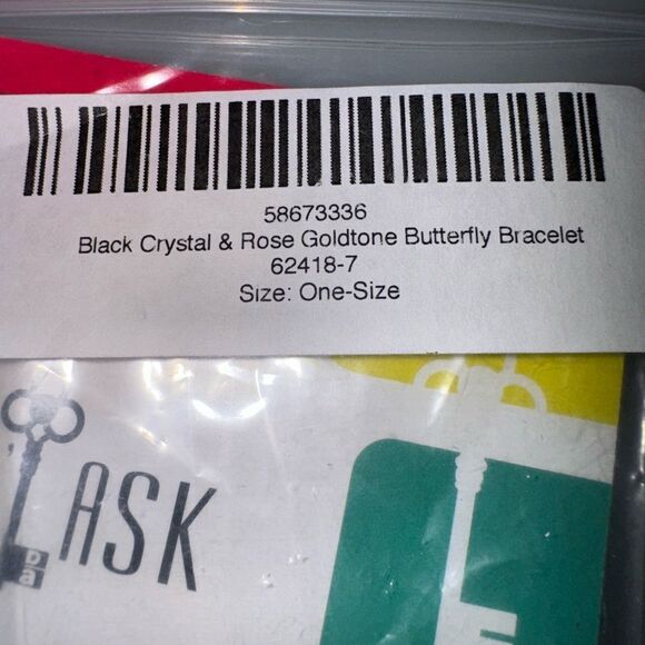 WOMENS NEW ROSEGOLD BUTTERFLY BRACELET - Picture 2 of 3